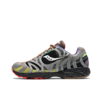 Bodega x Saucony Grid Azura 2000 Anti Slip Wear Resistant Low Top Running Shoes Unisex Gray