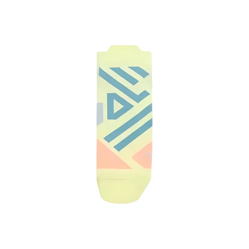 On Performance Low Sock Ankle Socks Men's 1 Pack Grass Yellow/Rose Pink-0