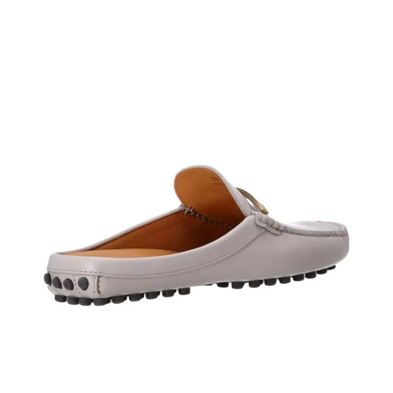 TOD'S Gommino Wrap toe Slippers Women's Gray-4