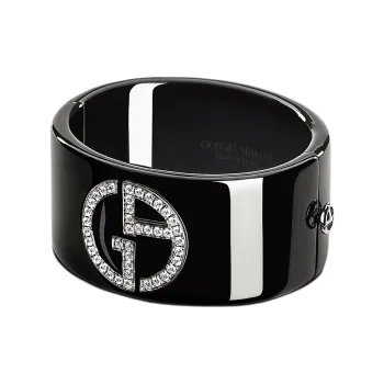 GIORGIO ARMANI Burnished gold Diamond Borgonuovo Bracelet