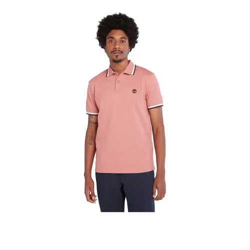 Timberland MILLERS RIVER Polo Shirt Men's Pink