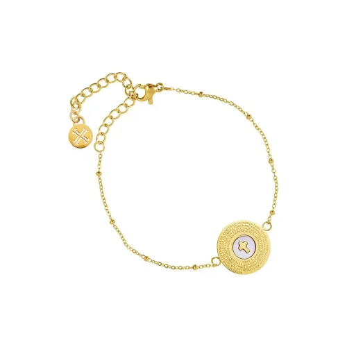 ANARTXY Surgical Steel Shell Bracelets Women's Gold/Silver
