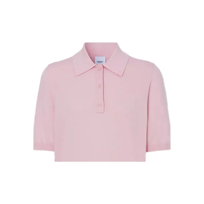 Burberry Polo Shirt Women's Pink-3
