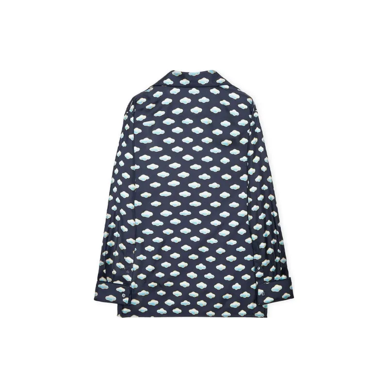 LOEWE SS25 Women's Pre Selection Collection Shirt Women's Marine Blue-1