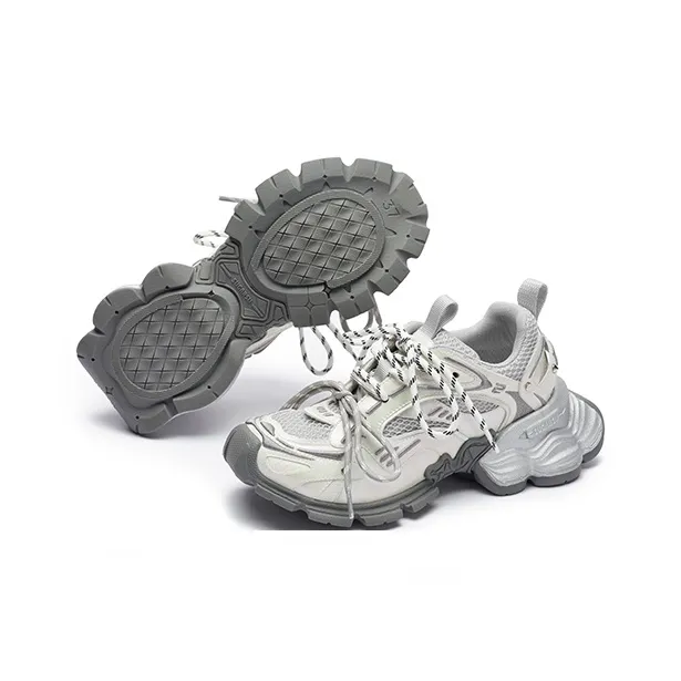 SUGARSU Low Top Chunky Sneakers Women's Mother of Pearl Color-4