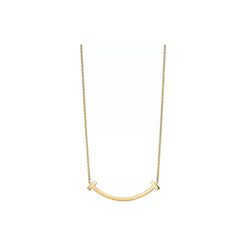 TIFFANY & CO. T 18K Gold Necklaces Women's Gold-0