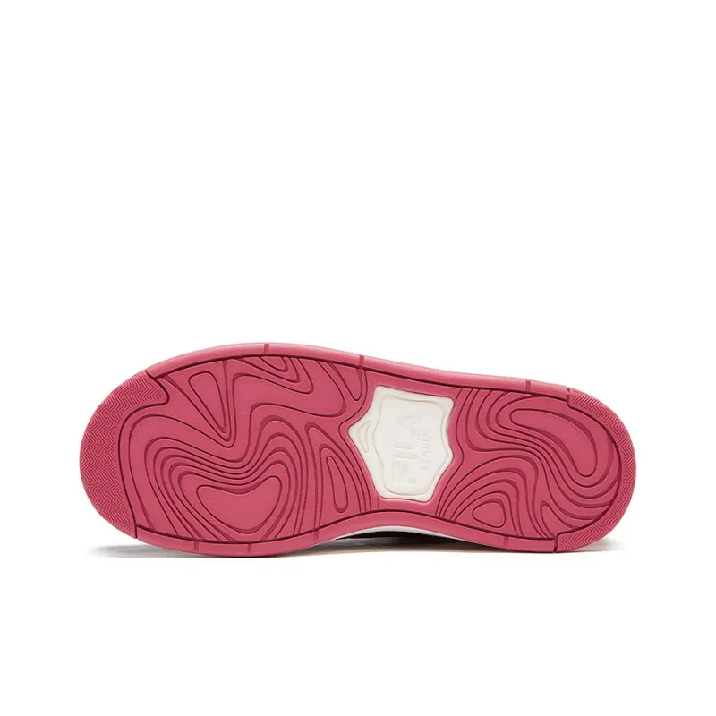 FILA FUSION Anti Slip Wear Resistant Low Top Skateboard Shoes Women's Pink-4