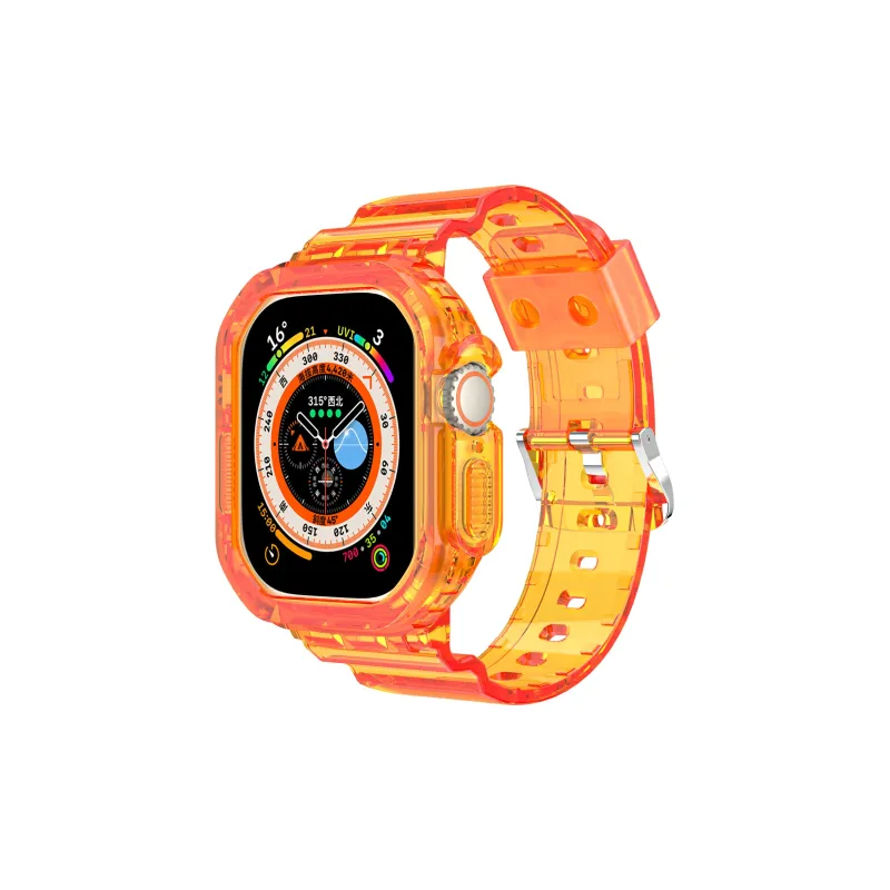 SOOPSORI Watch Band Apple Compatibility Silicone Material-24