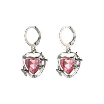 QIANFANGDAHUANGYE Zircon Earrings Women's