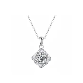 Stone On The Line S925 Silver Necklaces Women's