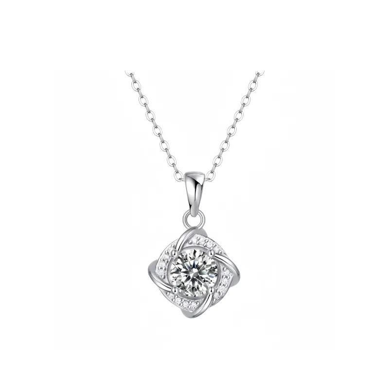 Stone On The Line S925 Silver Necklaces Women's-0