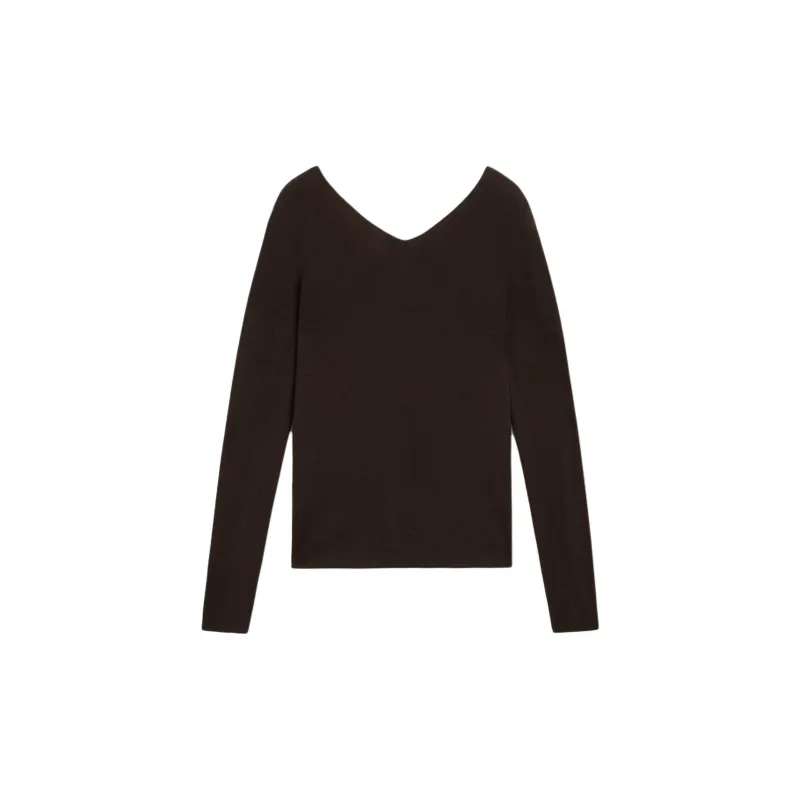 Massimo Dutti Knitwear Women's Bordeaux Burgundy-1