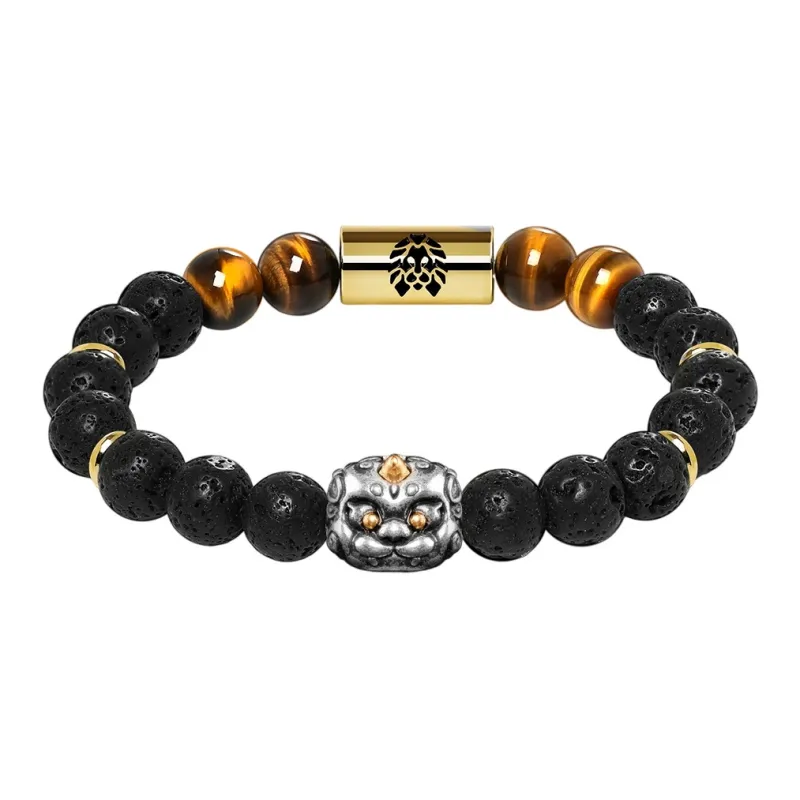 Rastaclat Obsidian Jade Bracelets Unisex-8