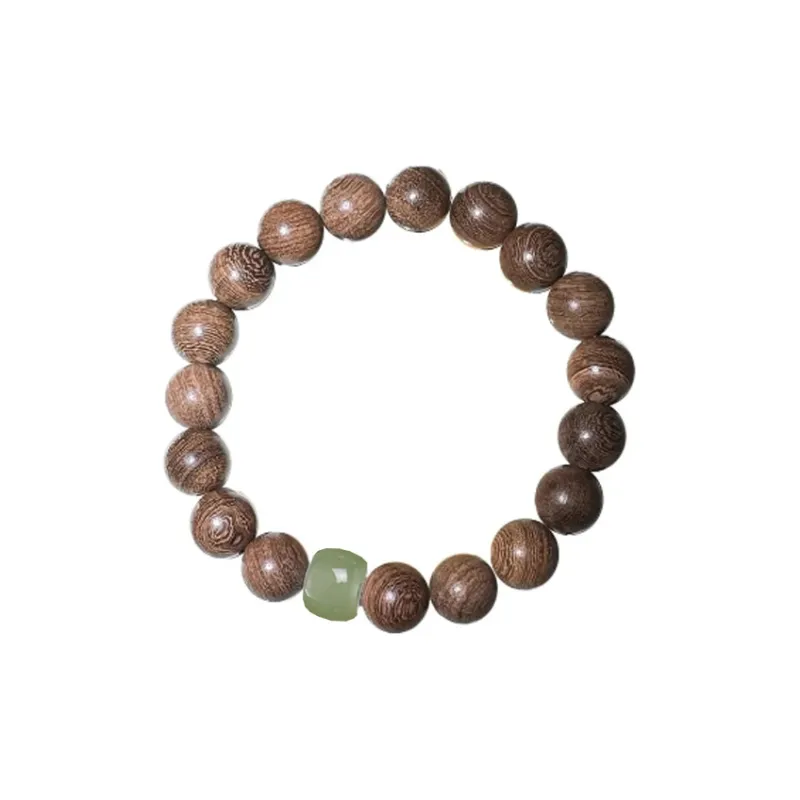 Blooming Petals Golden Sandalwood Bracelets Unisex-0