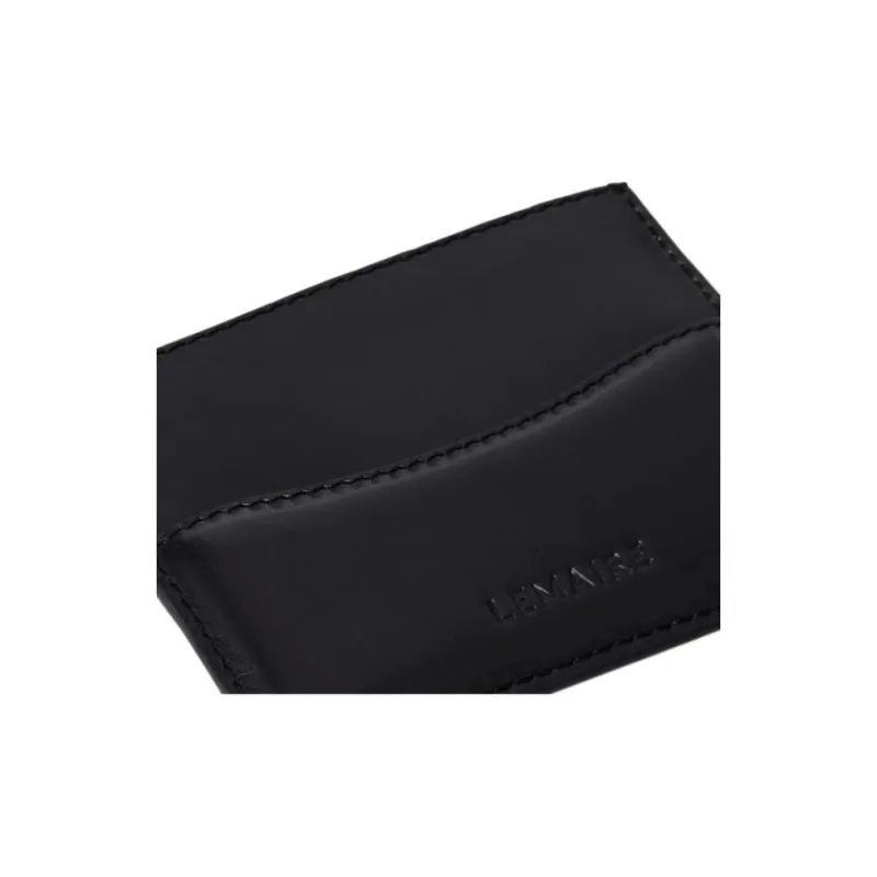 Lemaire Cow Leather Card Holder Women's Black-5