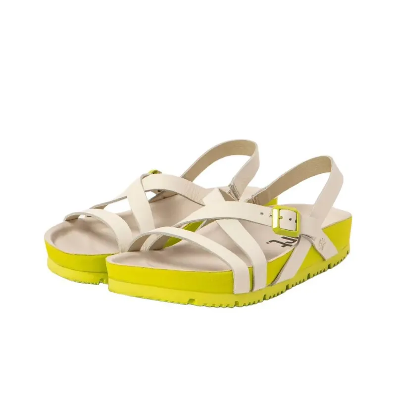 Art BURDEOS Strap Sandals Women's Beige-1