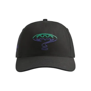 KITH X Batman Riddle Twill Low Pinch Crown Snapback Cap