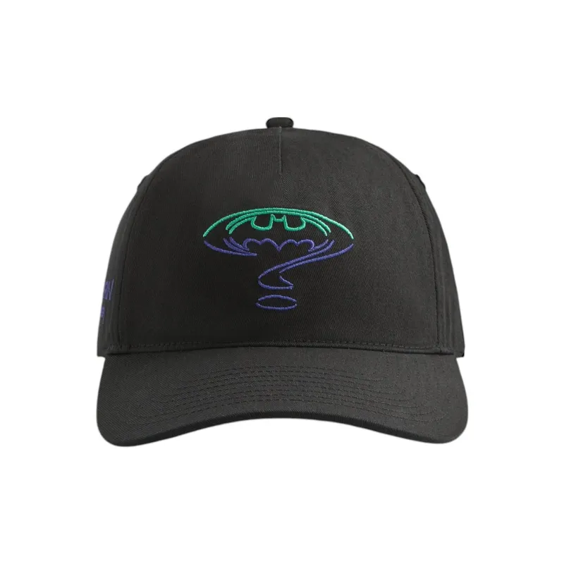 KITH X Batman Riddle Twill Low Pinch Crown Snapback Cap-0