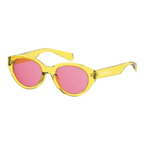 Polaroid Polycarbonate Cat Eye Sunglasses Unisex Yellow