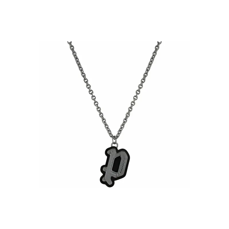 Police Stainless Steel Necklaces Men's Black/Silver-0