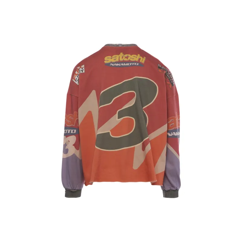 Satoshi Nakamoto Speedway Long Sleeve T Shirt-1