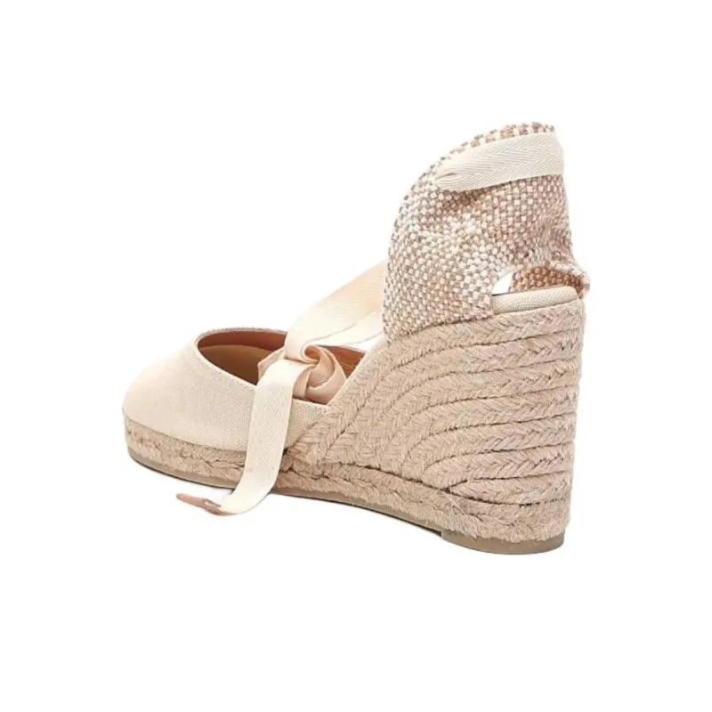 Castañer Carina Ankle Strap Wedge Espadrilles Women's-3
