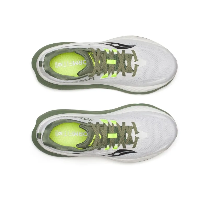 Saucony Hurricane 24 White Olivine-2