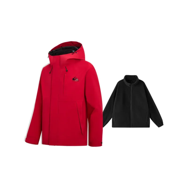 Quiksilver Warm Rainproof Windproof Windbreaker Jacket Unisex-0