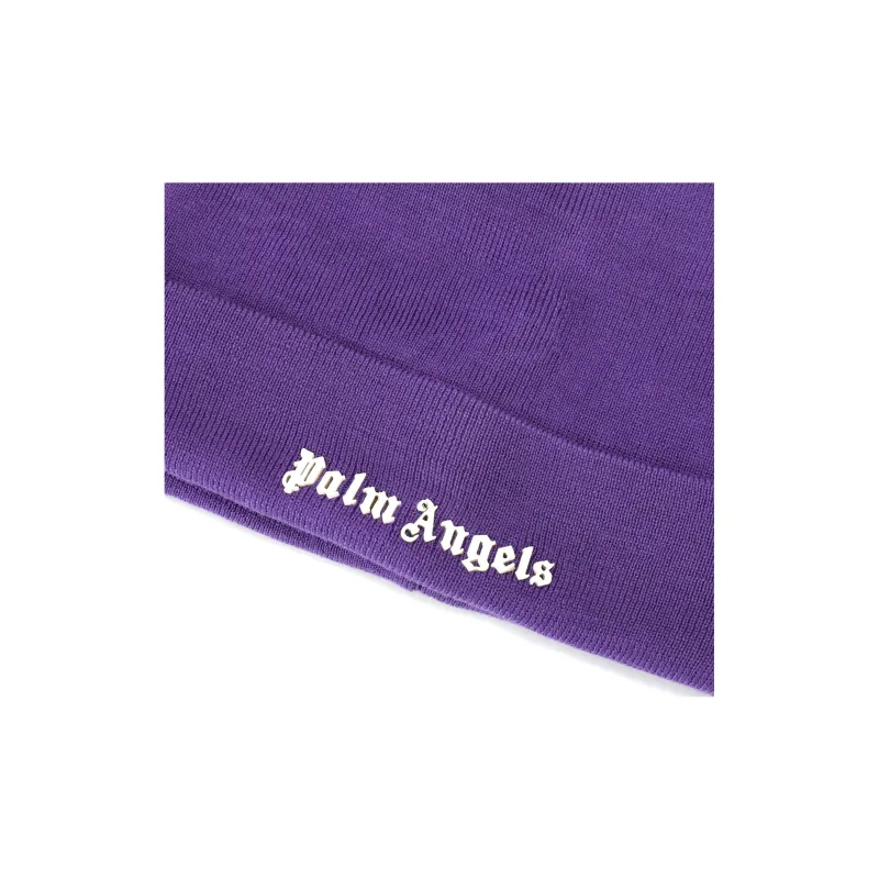 PALM ANGELS Beanies Men Purple-3