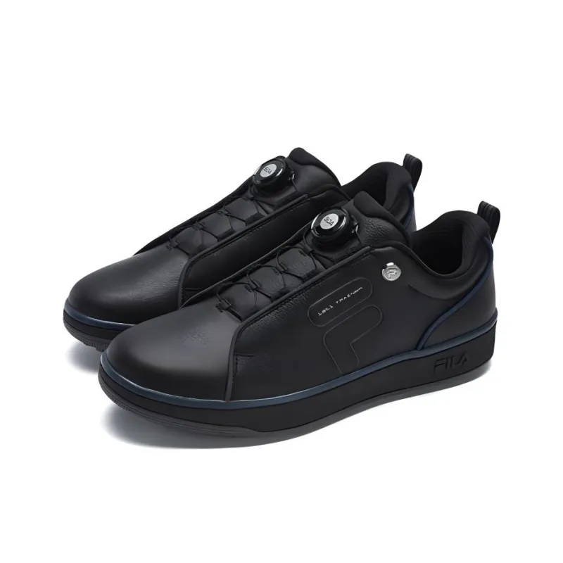 FILA GF 1911 Trainer Anti Slip Wear Resistant Low Top Golf Shoes Men's Black-2