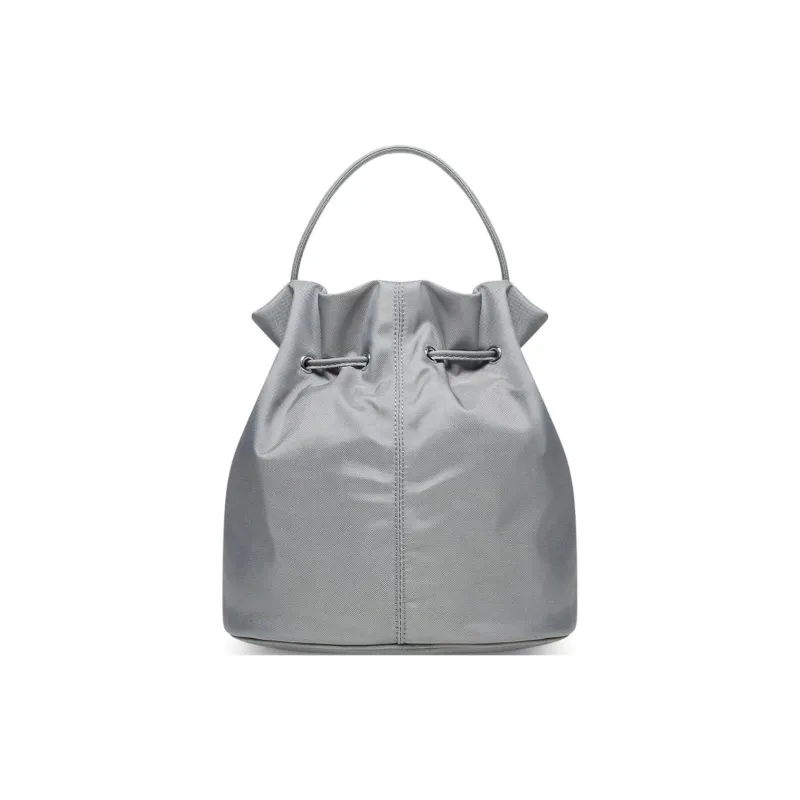 Balenciaga WHEEL Polyamide Bucket Bags Shoulder Bag Crossbody Bag Handbag Small Size Women's Gray-3