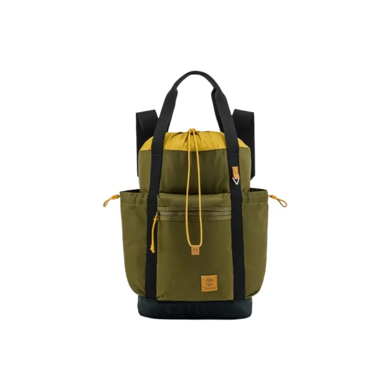 Timberland Polyester Backpack Medium Size Unisex Dark Olive Green-0