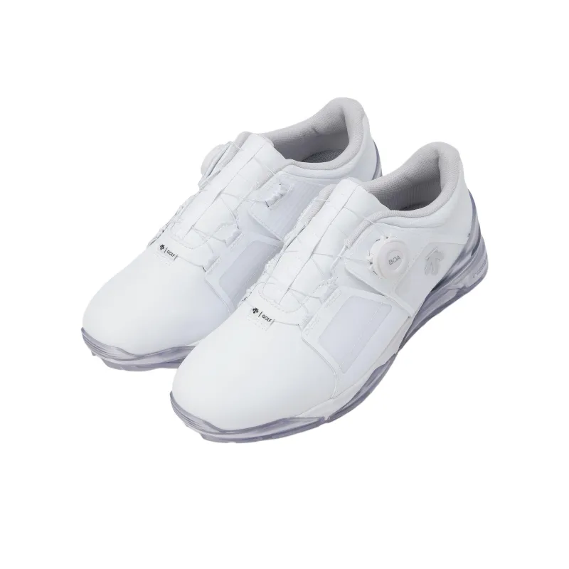DESCENTE Anti Slip Wear Resistant Low Top Golf Shoes Unisex White-2