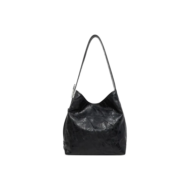 Teenmix Synthetic Leather Shoulder Bag, Crossbody Bag, Hobo Bag, Tote Bag Tubas Women's Agarwood/Ebony/Black-18