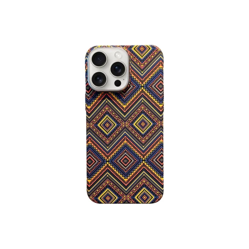 Sopi PC Material Sweater Pattern Magnetic Phone Cases Compatible With IPhone 16/15 Pro Max/Apple 13/14 Pro/Max-6