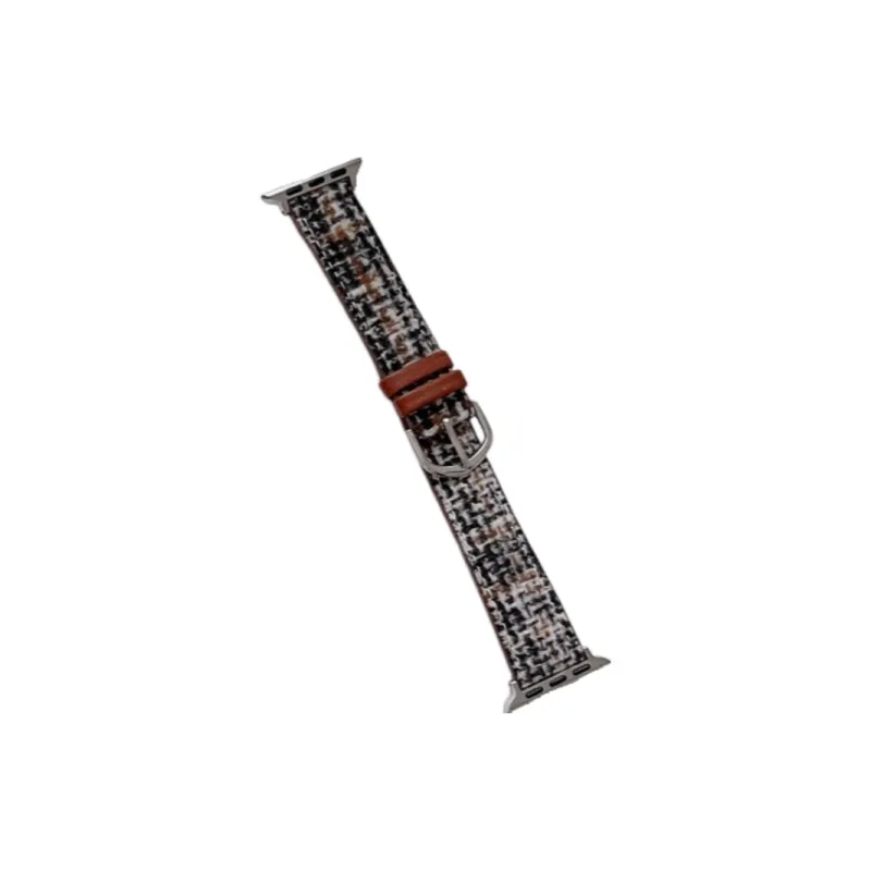 Warbler Dew Apple Compatibility Watch Band Woolen Material-12