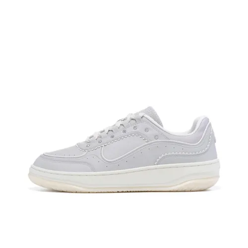 LI NING 1990 Classic Collection Coverage Cushioning Low Top Skateboard Shoes Women's Drip Gray