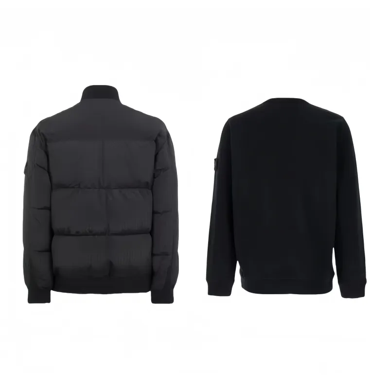 STONE ISLAND Metal Nylon Series Casual Sportswear Unisex Black-1