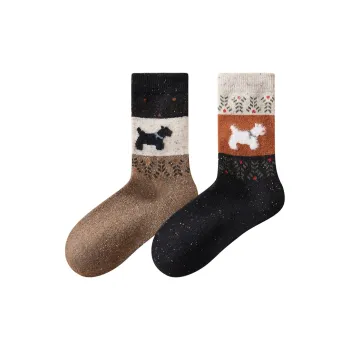 Temooues Mid Calf Socks Women's Combo Set