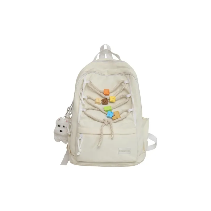 RUIPAI Nylon Backpack Women's Black/Pink/White/Yellow/Blue-7