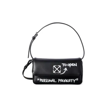 OFF WHITE Jitney Quote Shoulder Bag