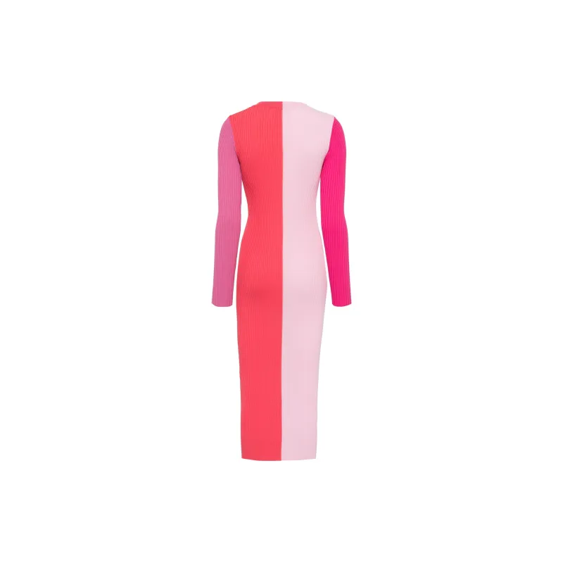 Staud Colour-block Knitted Maxidress-1