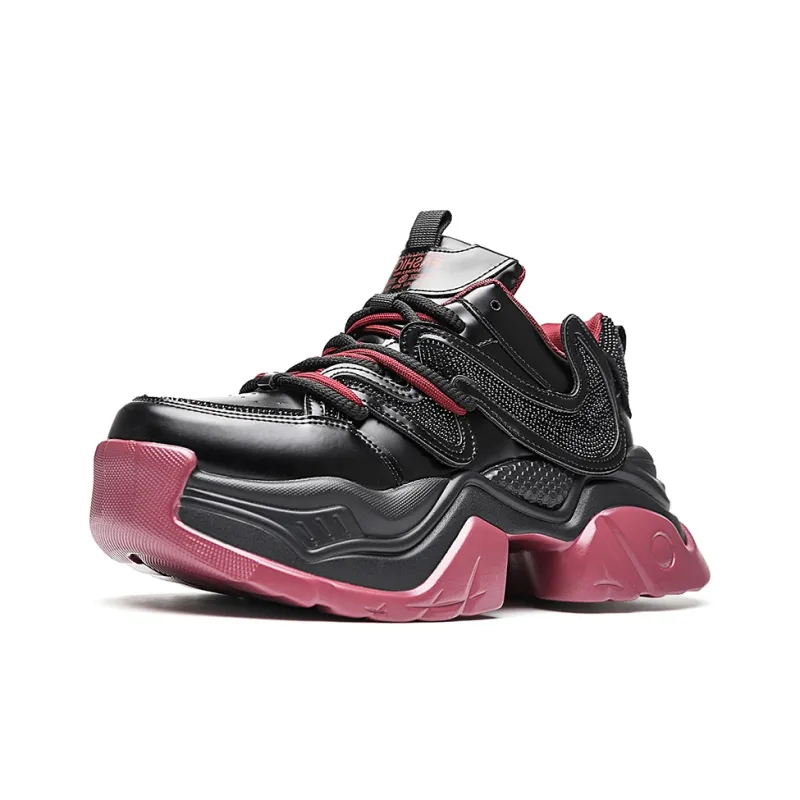 ORD Low Top Chunky Sneakers Unisex Black-1