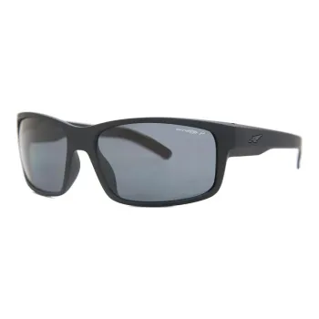 Arnette Plastic Irregular Shape Sunglasses Unisex Black