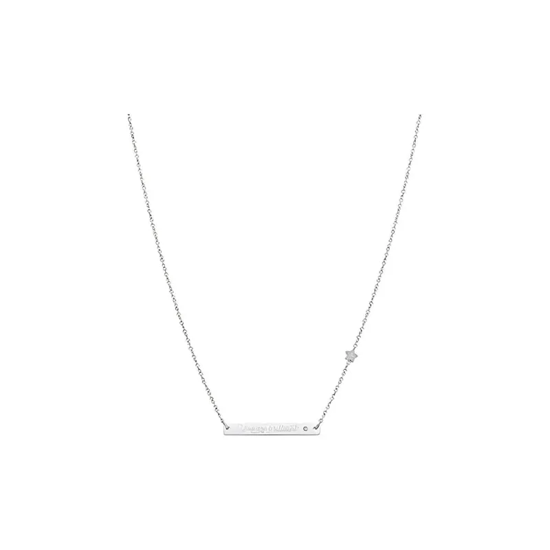 Mr Wonderful Stainless Steel Necklaces Women's Silver-0