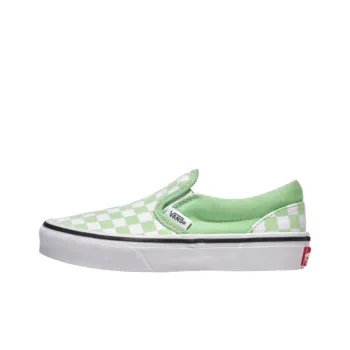 Slip On Classic Vans Kids 'Checkerboard   Pistachio Green'
