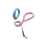 [Pink]1.5m Rope+[Bondi Blue]Collar