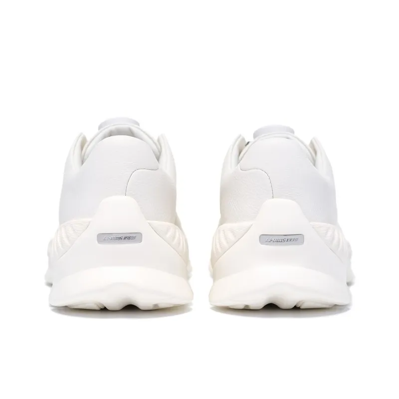 LI NING 1990 Commuter Series Support Wear Resistant Low Top Casual Shoes Men's Ecru-3