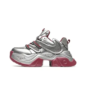 MVA Low Top Chunky Sneakers Unisex Silver