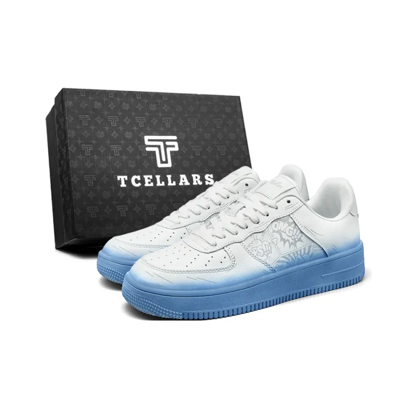 TCELLARS Cushioning Abrasion Resistant Lightweight Height Increasing Mat Low Top Skateboard Shoes Unisex-74